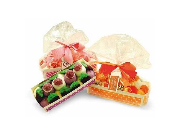 Tarta de chuches surtidas en caja rectangular