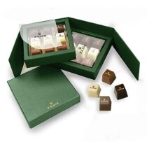 Caja de chocolates de 2 pisos personalizada