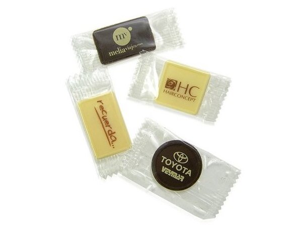 Chocolatina con envoltorio personalizada Chocolatina con envoltorio personalizada