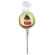 Piruleta con letras sabores frutales