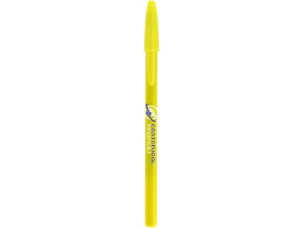 Bolígrafo con capucha Bic Style Amarillo/tinta negra detalle 18