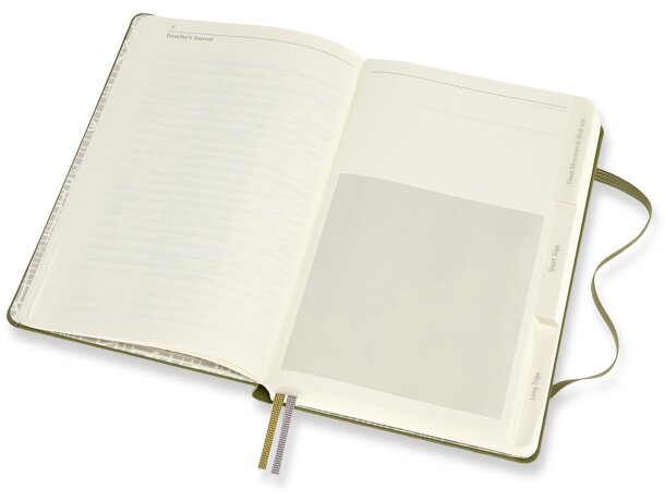 Moleskine Travel Passion Journal Verde detalle 4