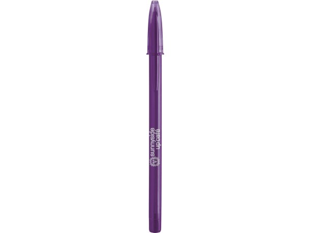 Bolígrafo con capucha Bic Style Morado claro/tinta azul detalle 4