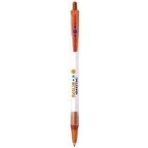 Bolígrafo moderno y clásico de la marca Bic grabado naranja Bolígrafo moderno y clásico de la marca Bic grabado naranja