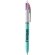 Bolígrafo 4 colores Bic fashion con lanyard Blanco/azul claro detalle 14