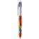 Bolígrafo Bic® 4 colores fine con Lanyard blanco/naranja