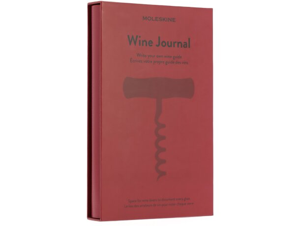 Libreta Moleskine® Wine Passion Journal burdeos