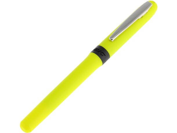 Roller Bic Grip barato Amarillo/cromado/tinta negra detalle 3