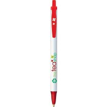 Bolígrafo ecológico moderno de la marca Bic personalizado rojo Bolígrafo ecológico moderno de la marca Bic personalizado rojo