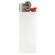 Mechero Bic® J25 Standard Blanco/blanco/rojo/cromado detalle 1