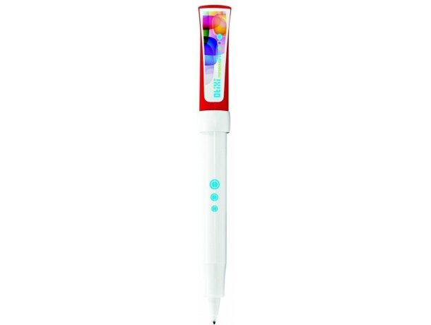 Roller con clip extra grande de la marca Bic personalizado blanco Roller con clip extra grande de la marca Bic personalizado blanco
