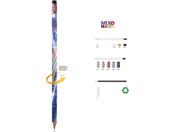 Lápiz personalizado personalizado