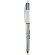 Bolígrafo 4 Colores Bic con lanyard Blanco/plata metalizado detalle 1