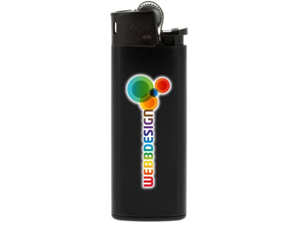 Funda de mechero Bic® Aluminium Flat Case Negro/negro detalle 4