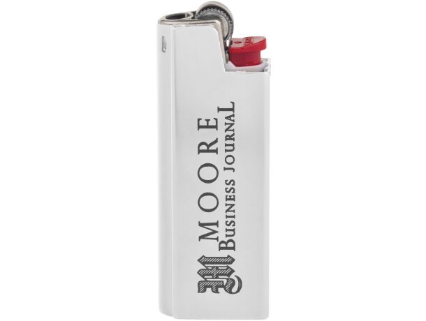 Funda de mechero Bic® Aluminium Flat Case Blanco detalle 1