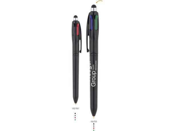 Bolígrafo bic de 5 colores stylus personalizado