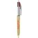 Bolígrafo 4 Colores Bic con lanyard Blanco/oro detalle 5