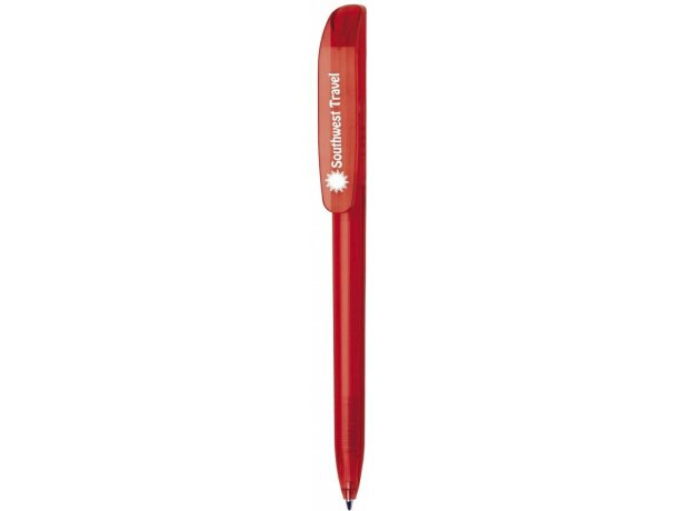 Bolígrafo Bic® super clip personalizado rojo