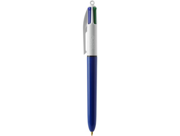 Bolígrafo Bic® 4 Colours blanco/azul marino