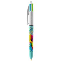 Bolígrafo 4 colores Bic fashion con lanyard personalizado