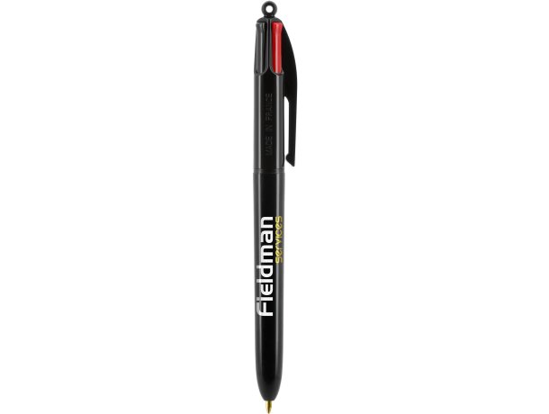 Bolígrafo 4 colores Bic Negro detalle 6