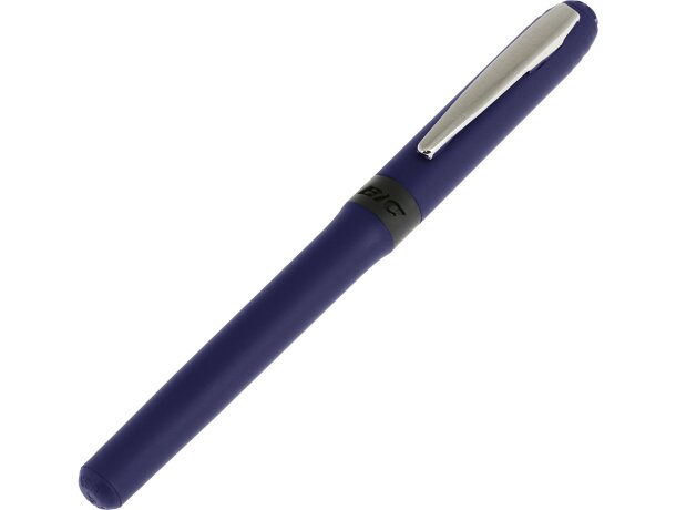 Roller Bic® Grip barato azul marino/cromado/tinta azul