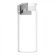 mechero electronico bic j39 chrome hood personalizado blanco