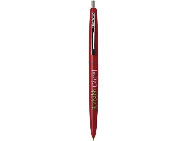 Bolígrafo ecológico de plástico personalizado rojo Bolígrafo ecológico de plástico personalizado rojo