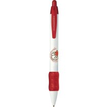 Bolígrafo con perfil ancho de la marca Bic personalizado blanco Bolígrafo con perfil ancho de la marca Bic personalizado blanco