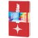 Libreta MOLESKINE® Clásica Tapa Dura Pocket papel rayado rojo