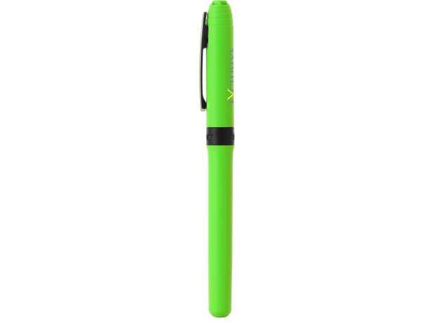 Roller Bic® Grip barato personalizado verde manzana/cromado/tinta negra