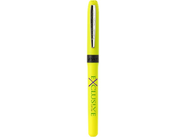 Roller Bic Grip barato Amarillo/cromado/tinta negra detalle 4