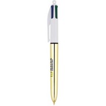 Bolígrafo 4 colores personalizado oro