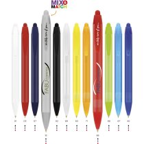 Bolígrafo Bic Wide Body plástico azul con clip