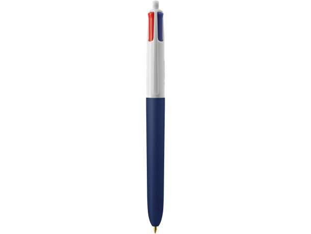 Boligrafo BIC 4 Colores Soft con Lanyard Blanco/azul marino suave detalle 11