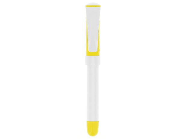 Roller Bic XS Finestyle Blanco/amarillo/tinta azul detalle 6
