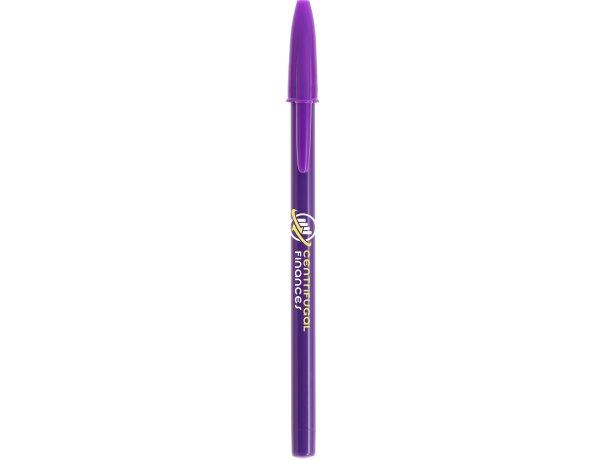 Bolígrafo con capucha Bic Style Morado/tinta negra detalle 21