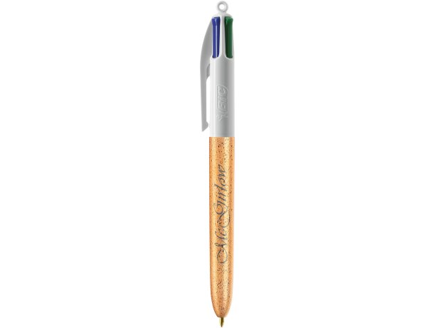 Boligrafo BIC 4 Colores Glacé con Lanyard Granito Glacé/blanco detalle 3