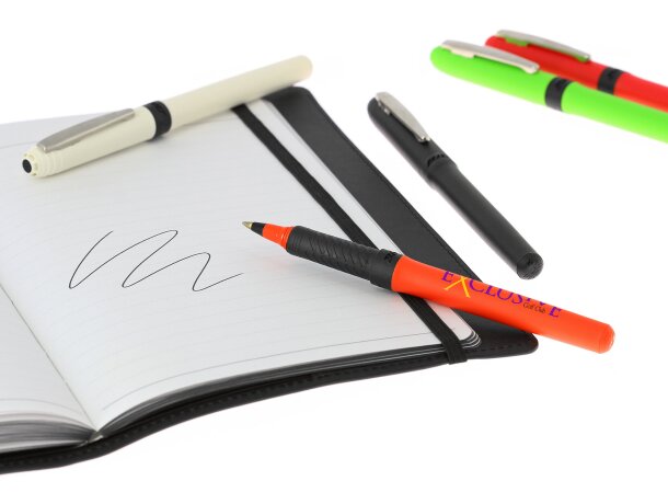 Roller Bic Grip barato Naranja/Chrome/tinta negra detalle 6