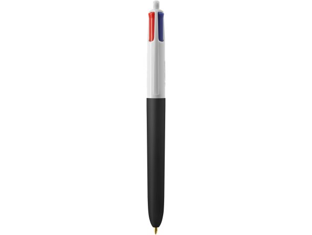 Bolígrafo Bic® 4 Colours Soft blanco/negro suave