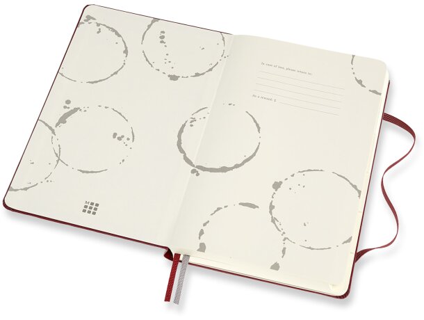 Libreta Moleskine® Wine Passion Journal burdeos