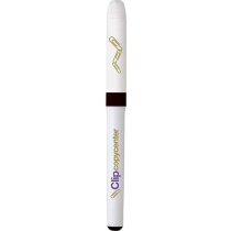 Marcador permanente de tinta resistente de la marca Bic blanco Marcador permanente de tinta resistente de la marca Bic blanco