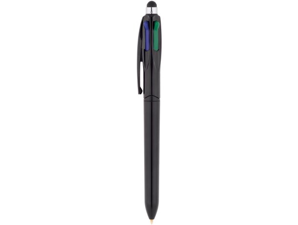 Bolígrafo Bic de 5 colores Stylus Negro detalle 2