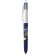 Boligrafo BIC® 4 Colores Soft con Lanyard blanco/azul marino suave