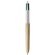 Boligrafo BIC® 4 Colores Wood Style con Lanyard blanco/madera natural