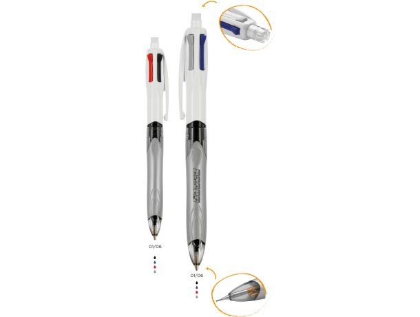 Bolígrafo Bic® 3 colores + lápiz HB barato