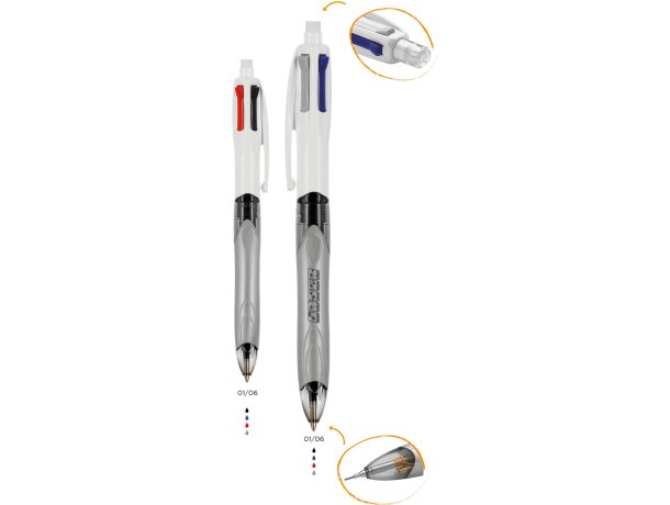 Bolígrafo Bic® 3 colores y un lápiz de minas barato