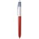 Bolígrafo Bic® 4 Colours Soft blanco/rojo suave