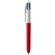 Bolígrafo 4 colores Bic Blanco/rojo