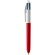 Bolígrafo Bic® 4 Colours blanco/rojo